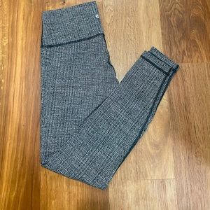 Lululemon High-Rise Pant 28” black heathered